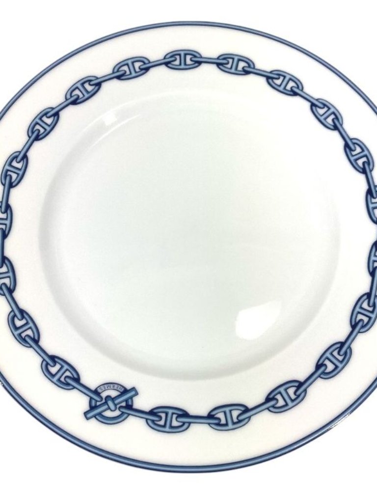 Hermes Plate Dinner Ceramic White